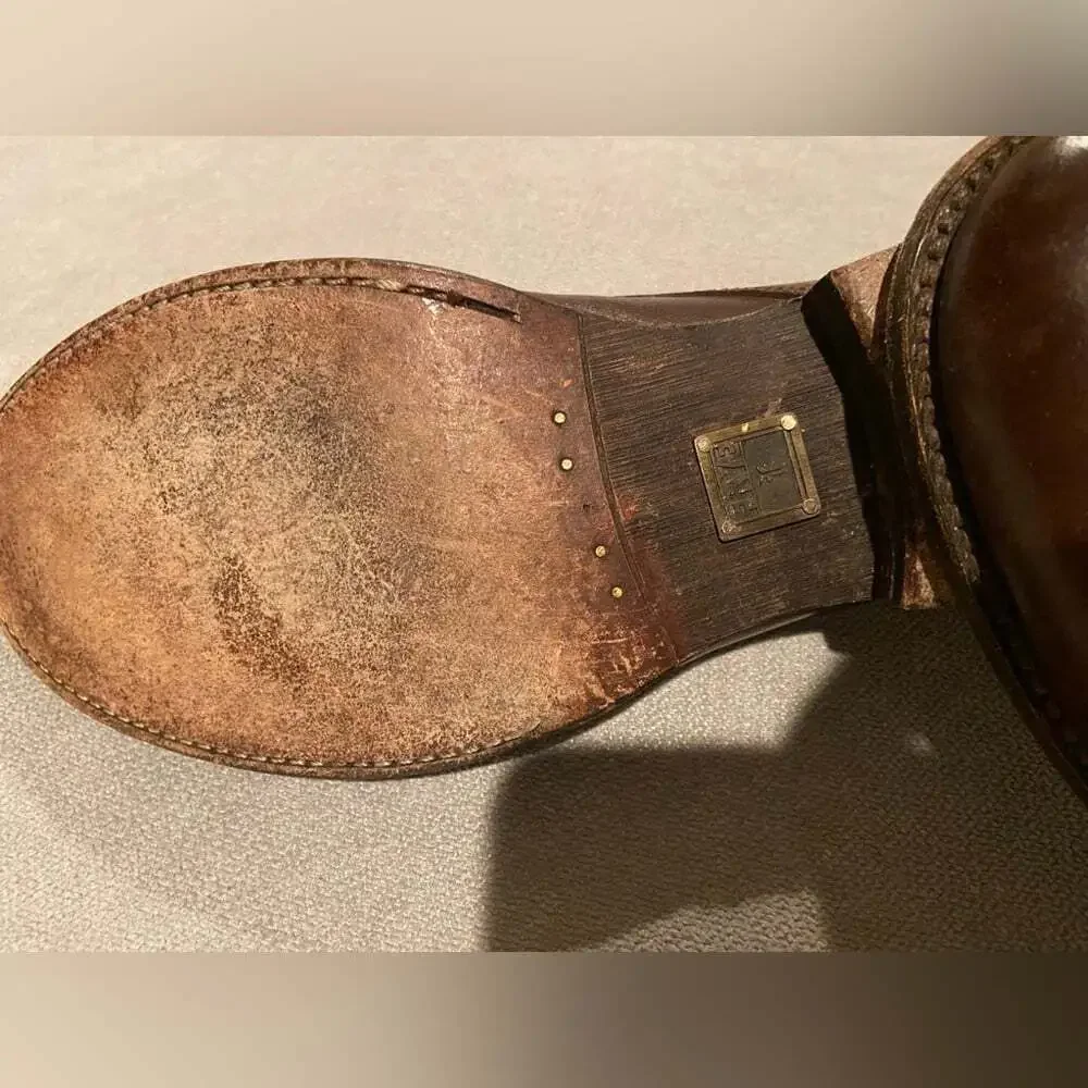 Frye Dark Brown Leather Oxfords